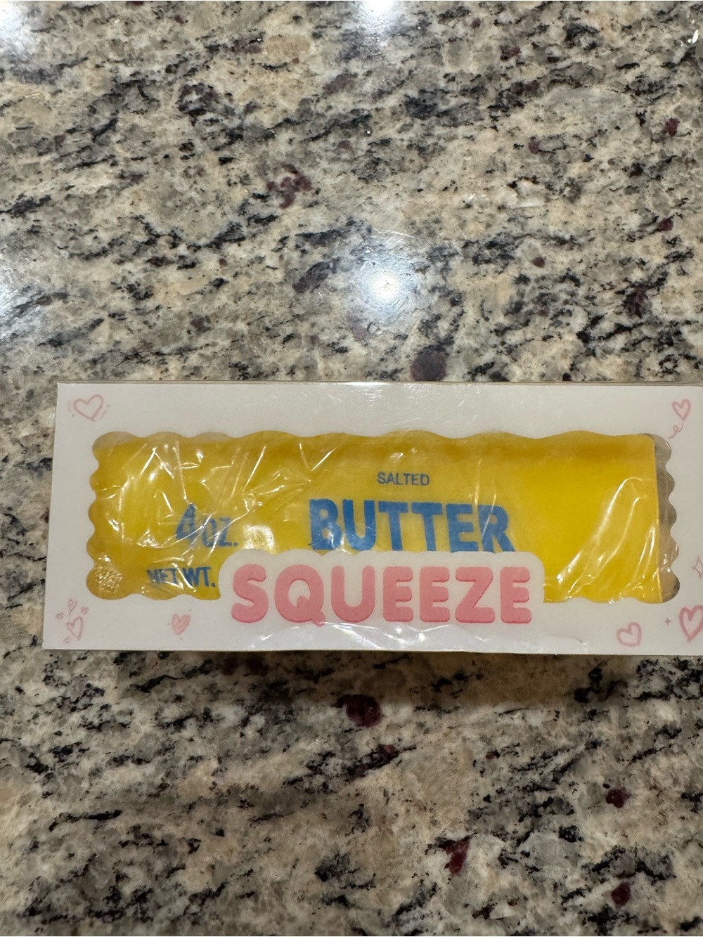 Vaseline Butter Squishy Squeeze Toy – Yellow Butter Stick in Box - Picture 5 of 7